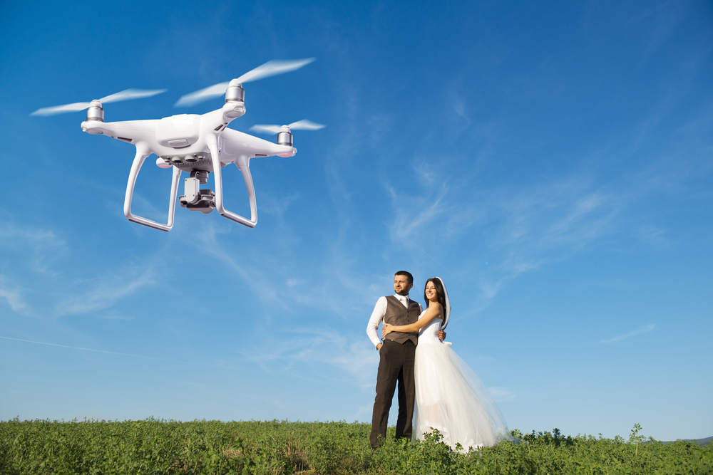 Top wedding drone