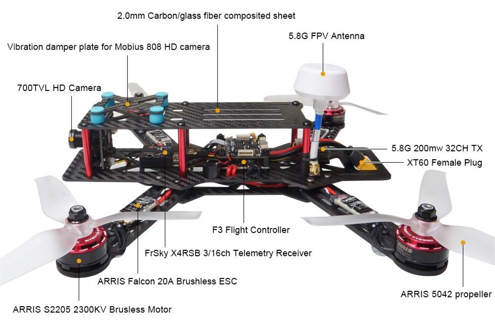 Fabulous Arris FPV250 BNF