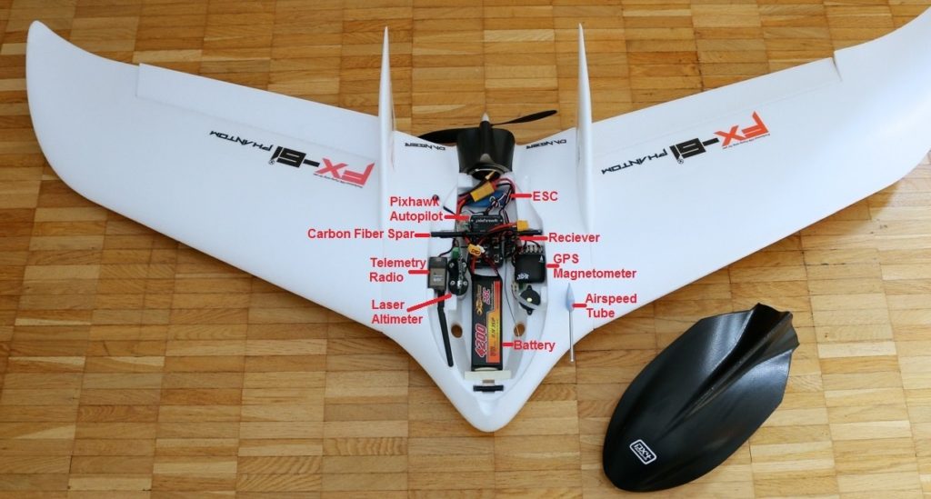 fixed wing drone diy